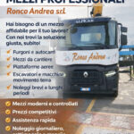 Noleggio mezzi professionali Ronco Andrea s.r.l. – furgoni e autocarri a Dusino San Michele Piattaforme aeree e mezzi da cantiere disponibili per il noleggio Escavatori e macchine movimento terra – parco mezzi Ronco Andrea s.r.l.