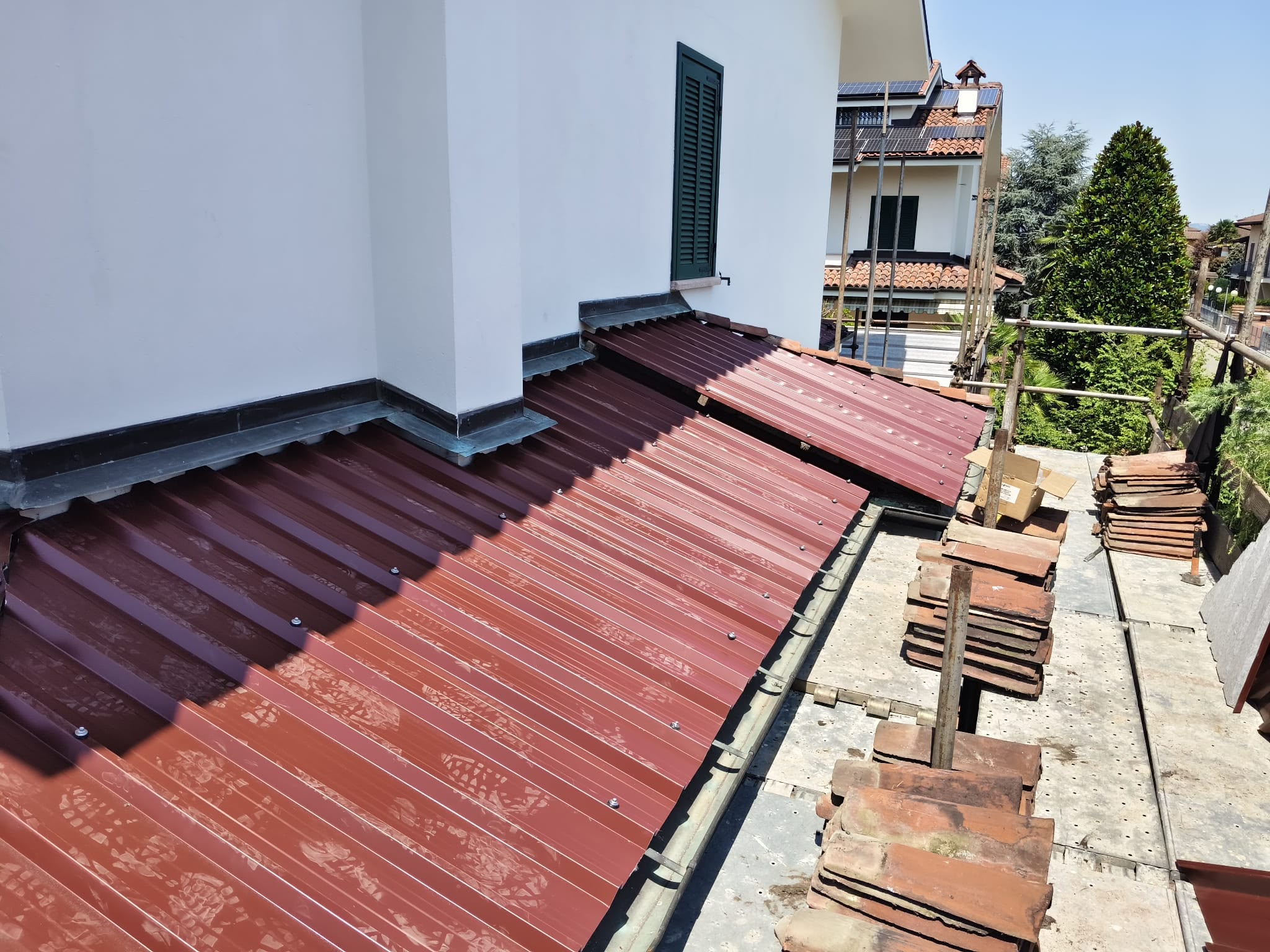 ✅ Cantiere completato – Villanova d’Asti 🏗️Bonifica della copertura in amianto e realizzazione della nuova copertura portate a termine con successo.
